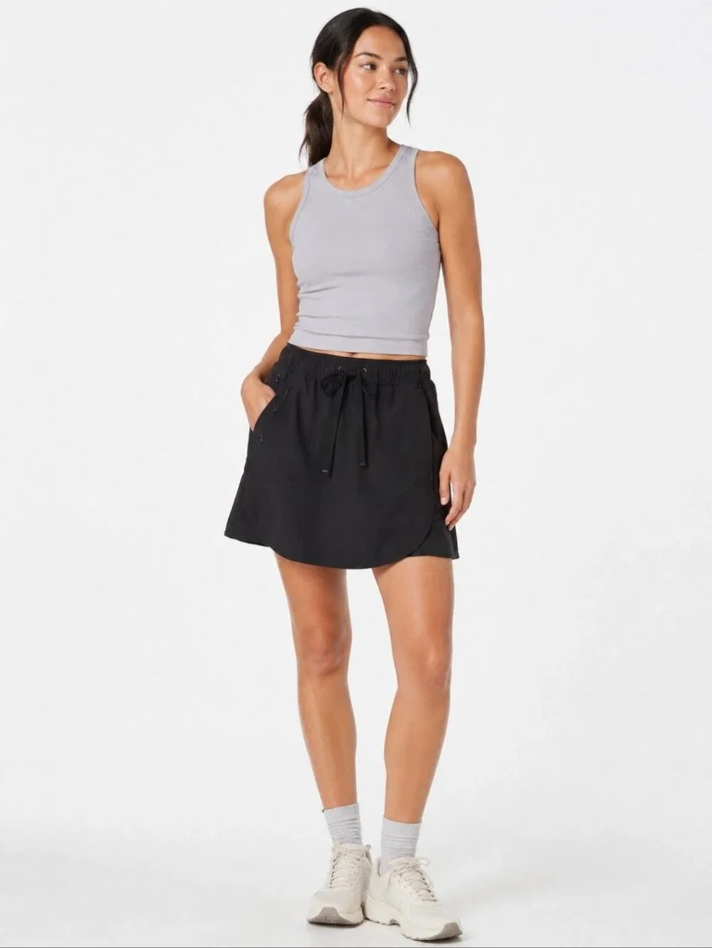 Patagonia Black Athletic Skort Skirt Shorts Size S